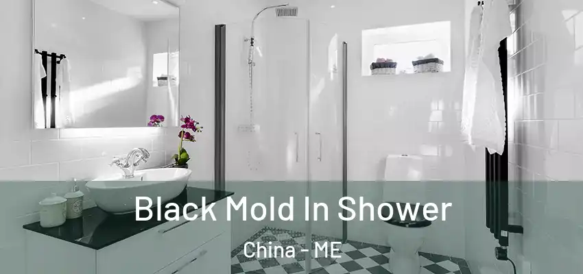  Black Mold In Shower China - ME