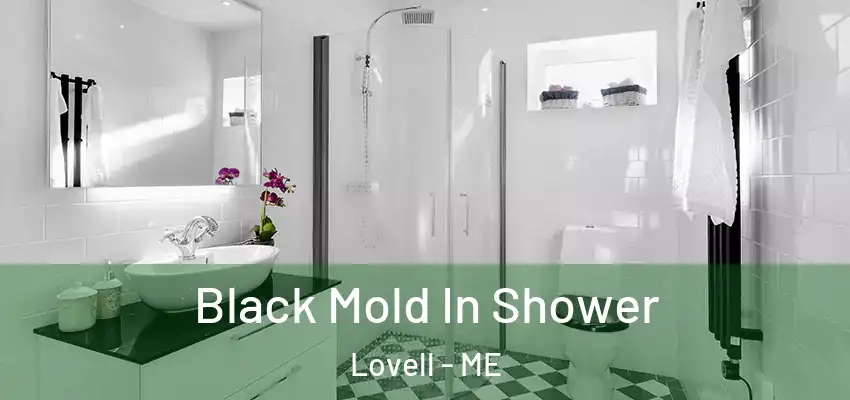  Black Mold In Shower Lovell - ME