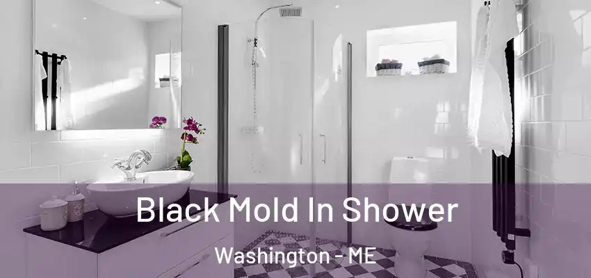  Black Mold In Shower Washington - ME
